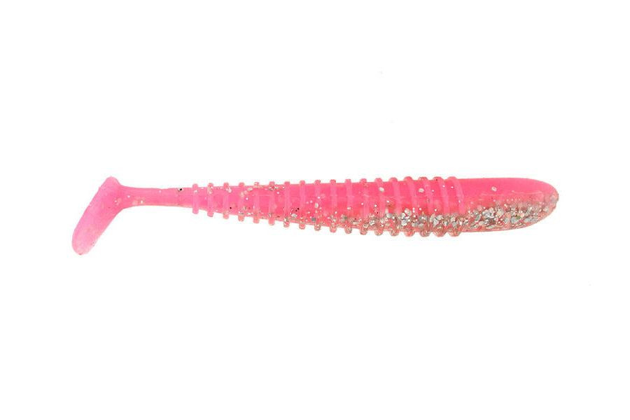 クオリティライフ　スティールマウス レッドヘッド テールブレードver 未使用 T-tail Shad 3.7 inch (ティーテールシャッド3.7インチ)│ Berkley